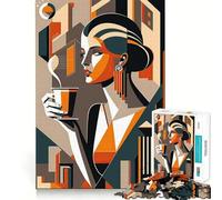 Puzzle We Love Coffee 1000 pièces pour Adultes Un Jeu Amusant et ressourçant,Un Assemblage sûr et Solide,Une activité idéale pour Toute la Famille (38x52cm)