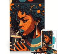 Puzzle We Love Coffee pour Adolescents,1000 pièces,pour stimuler l'esprit,Amusant,découpe Nette,Composants Robustes,activité de Groupe réconfortante (38x52cm)