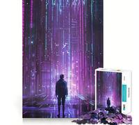 Puzzle Web Alone 1000 pièces,Jeu cognitif Amusant,découpe de Haute précision,Cadeau Unique pour soulager Le Stress (50x75cm)