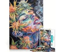 Puzzle Weed VIII 1000 pièces Jeu de mémorisation mentale Découpage de Haute précision Activité Manuelle Défi cérébral interactif pour la Maison (38x52cm)