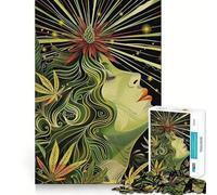 Puzzle Weed XI 1000 pièces Jeu de mémorisation mentale Découpage de Haute précision Activité Manuelle Défi cérébral interactif pour la Maison (38x26cm)