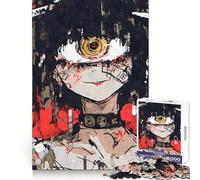 Puzzle Weirdcore pour Adolescents avec Une Fille aux Grands Yeux d'anime, 1000 pièces, pour stimuler l'esprit, se détendre et s'amuser Assemblage précis Cadeau spécial (38x52cm)