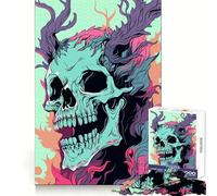 Puzzle Wendigo Pastel Vector Art 1000 Pièces pour Adolescents Développe l'agilité cérébrale Passe-Temps agréable et sécurisé Cadeau de Noël idéal (38x52cm)