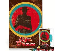 Puzzle Western Vintage Life Draw 1000 pièces Jeu de Construction Assemblage Parfait sans écart Activité gratifiante pour Les Jours de Pluie (38x26cm)