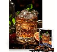 Puzzle Whiskey on Ice pour Adultes, 1000 pièces, Divertissement intellectuel et paisible, découpe Nette, Cadeau Unique (38x26cm)