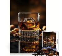 Puzzle Whiskey on The Rocks pour Adultes, 1000 pièces, Stimulation cérébrale, apaisement de l'esprit, Divertissement, découpe de qualité supérieure, Joli Cadeau (38x26cm)
