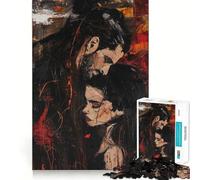 Puzzle Whisper of Passion 1000 pièces Jeu de Construction Assemblage Parfait sans écart Activité gratifiante pour Les Jours de Pluie (38x52cm)