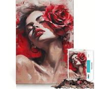 Puzzle Whisper of Romance 1000 pièces Jeu de Concentration mentale Conception sans Espace Défi cérébral interactif pour la Maison (38x52cm)