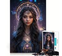 Puzzle Whispers in The Web pour Adultes,1000 pièces,Jeu Stimulant l'esprit,Format Uniforme,pièces précises,idéal pour Les Voyages (38x52cm)