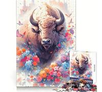 Puzzle Wild One 1000 pièces pour Adolescents Stimule la mémoire et apaise l'esprit Ajustement Parfait Idéal pour Noël (38x26cm)