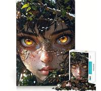 Puzzle Wildfire Eyes in The Nature's Embrace pour Adultes,1000 pièces,pour stimuler la Concentration et s'amuser Taille Uniforme,pièces précises,activité de Partage pour Les Proches (38x52cm)