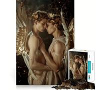 Puzzle Wings of Love 1000 pièces Stimule la Concentration Jeu de réflexion Amusant et Facile à Transporter grâce à la Technologie de découpe Laser avancée (38x52cm)
