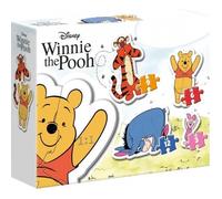 Clementoni - 20820 - Disney - Mes Premiers Puzzles - Winnie l'ourson - 4 Puzzles des Personnages du Dessin Animé - Jeu de Création et de Logique pour Enfants à partir de 2 Ans et Plus