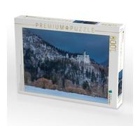 Puzzle · Winterstimmung am Schloss Neuschwanstein bei Hohenschwangau | Märchenhafter Winterzauber im Allgäu · 1000 pièces · Format assemblé 64 × 48 cm · CALVENDO Puzzle
