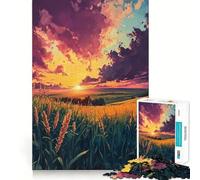 Puzzle Wisconsin 1000 pièces Jeu Stimulant Le Cerveau Ajustement Parfait Divertissement Confortable à l'intérieur pour Tous (38x26cm)