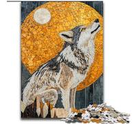 Puzzle Wolf Art 1000 pièces pour Adultes et Adolescents, Jeu Stimulant, Chaque pièce est Unique - Jeu Familial Stimulant (26x38cm)