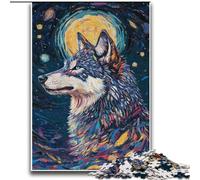Puzzle Wolf Art 2000 pièces pour Adultes et Adolescents, Anti-Stress, Vacances à la Maison, Interaction Parent-Enfant (70x100cm)
