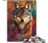 Puzzle Wolf Art 2000 pièces pour Adultes et Adolescents, Jeux Amusants Chaque pièce est Unique - Jeu Familial Stimulant 70x100cm