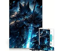 Puzzle Wolfknight 1000 pièces,Jeu de réflexion créatif,découpe Nette,Composants Robustes,Format Voyage, (50x75cm)
