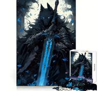 Puzzle Wolfknight 1000 pièces pour Adolescents Développe la logique, se détend et s'offre Un Cadeau de Noël idéal (38x52cm)