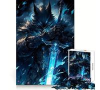 Puzzle Wolfknight 1000 pièces pour Adolescents Pensée Claire, Engagement Doux, Assemblage Ferme, Joli Cadeau (38x52cm)