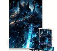 Puzzle Wolfknight pour Adultes, 1000 pièces, Exercice Mental, évasion sereine, (50x75cm)