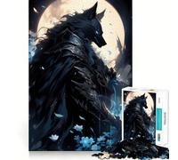 Puzzle Wolfknight pour Adultes de 1000 pièces Entraînement Mental Amusant Pièces nettes et sans bavures Activité de Groupe réconfortante (38x26cm)