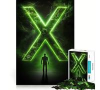 Puzzle X-Files pour Adultes,1000 pièces,Jeu de mémoire Amusant,Assemblage Stable,pièces Qui ne bougent Pas,Format Compact,idéal pour des Moments de Jeu en Famille (50x75cm)