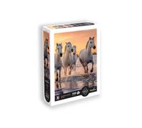 Puzzle XL 500 pièces - Chevaux de Camargue en couleurs vives