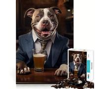 Puzzle XL Bully in The PU de 1000 pièces,Jeu de réflexion et de précision,découpe fascinante,Passe-Temps idéal pour Les Moments de détente (38x52cm)