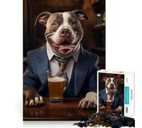 Puzzle XL Bully in The PU de 1000 pièces pour Adultes Jeu Stimulant l'esprit Surface Lisse sans bavures Passe-Temps Fascinant pour Les Moments de détente (50x75cm)