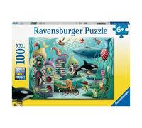Puzzle XXL 100 Pièces - Merveilles Sous-Marines pour Enfants