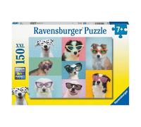 Puzzle XXL 150 pièces - Chiens Amusants pour Enfants