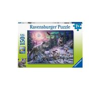 Puzzle XXL 150 Pieces Famille De Loup Se Promene Dans La Foret Au Clair De Lune - Enfant - Ravensburger Paysage