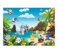 Puzzle xxl 200 pieces les pokemon au bord de mer : pikachu otaquin et psykokwak - ravensburger enfant G