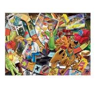Puzzle xxl 200 pieces pour scoody-doo court avec daphné sammy et véra - enfant collection dessin animé
