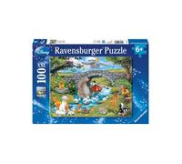 Puzzle XXL Enfant 100 Pieces Les Heros Disney S Amusent -Bambi - Roi Lion- 101 Dalmatiens -Livre De La Jungle - Ravensburger