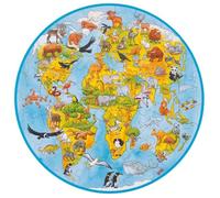 Gollnest & Kiesel – Puzzle – Monde XXL – 49 pièces – Ø 45 cm – Carton
