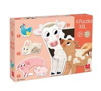 Goula Puzzle Animaux XXL Junior Carton 14 pièces Multicolore G