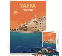 Puzzle Yaffa Palestine Design 1000 pièces Cadeau pour Adultes Stimulation intellectuelle Loisirs apaisants Bords précis Cadeau mémorable (50x75cm)