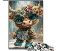 Puzzle Yak Art pour Adultes, 1000 pièces, Jeu Stimulant, idéal comme Cadeau pour Toute la Famille (50x75cm)