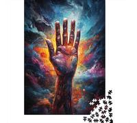 Puzzle Yeux Fantaisie Couleur, Matériaux Respectueux de l'environnement, Puzzle en Carton 100% Recyclé, Cadeau Unique pour Femmes et Hommes, 1000 Pièces (38x26cm)