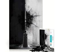 Puzzle Yin et Yang Équilibre Adultes 1000 Pièces Jeu de Réflexion et d'exercice Ajustement Parfait Activité de Renforcement des Liens Sociaux (38x26cm)