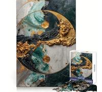Puzzle Yin Yang Kintsugi Harmonie 1000 pièces pour Adolescents Souvenirs, Loisirs, Plaisir, Assemblage Solide, Cadeau mémorable (38x26cm)