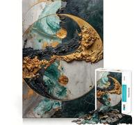 Puzzle Yin Yang Kintsugi Harmonie pour Adultes,1000 pièces,Jeu de réflexion et d'adresse,découpe de Haute précision,défi divertissant pour Les Loisirs (38x26cm)