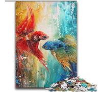 Puzzle Yin-Yang Koi 2000 pièces pour Adolescents, à partir de 14 Ans Idées Cadeaux pour améliorer la mémoire 70x100cm