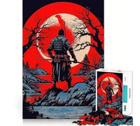 Puzzle Yokai Guerrier 1000 pièces pour Adultes Entraînement Mental ludique Découpe précise Bords Lisses Activité captivante pour des soirées tranquilles (50x75cm)
