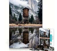 Puzzle Yosemite Majesty 1000 pièces Jeu de logique et de réflexion Découpe Experte Artisanat de qualité Exercice Mental Calme à Faire à la Maison (50x75cm)