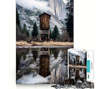 Puzzle Yosemite Majesty 1000 pièces Jeu Stimulant Le Cerveau Ajustement Parfait Divertissement Confortable à l'intérieur pour Tous (38x26cm)