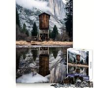 Puzzle Yosemite Majesty 1000 pièces pour Adolescents Stimulation Cognitive Loisirs tranquilles Emboîtement précis Idée Cadeau de Noël (38x26cm)
